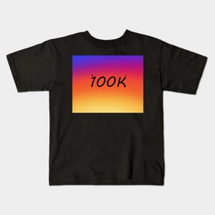 100K followers instagram Kids T-Shirt